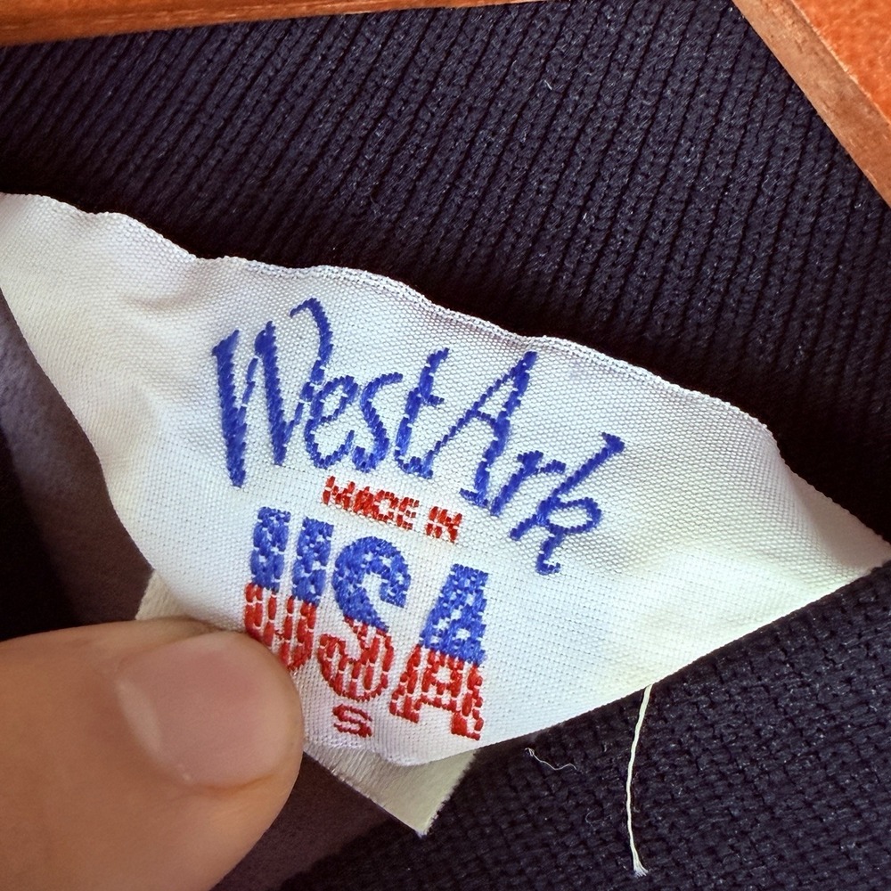 West Ark USA Thrifty Nickel Million Dollar Club Satin Bomber‎ Jacket Men Medium - Picture 4 of 7